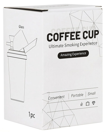 Secret Sip Coffee Cup Bong - Milk Pink