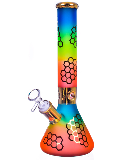 The Eclipse - 12" Multicolor Beaker Bong