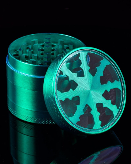 Smokeburst - Lightning Four Piece Grinder - 40mm - Buy 1 Get 1 Free!!