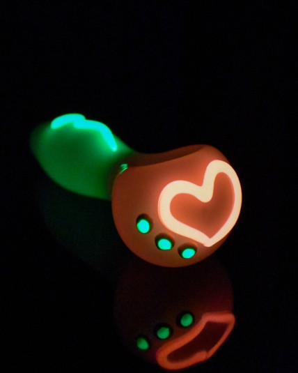 The Power Of Love - 3" Glow In The Dark Cute Heart