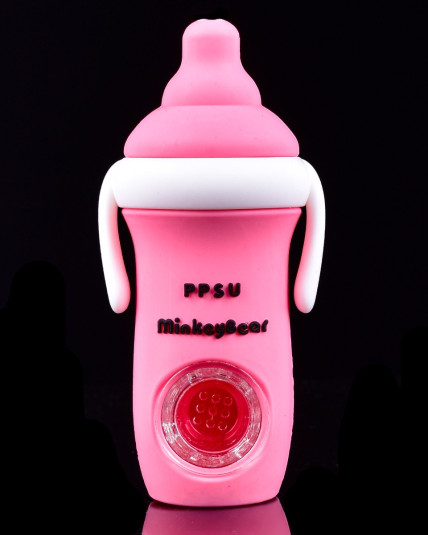 Baby Bottle Silicone Hand Pipe 