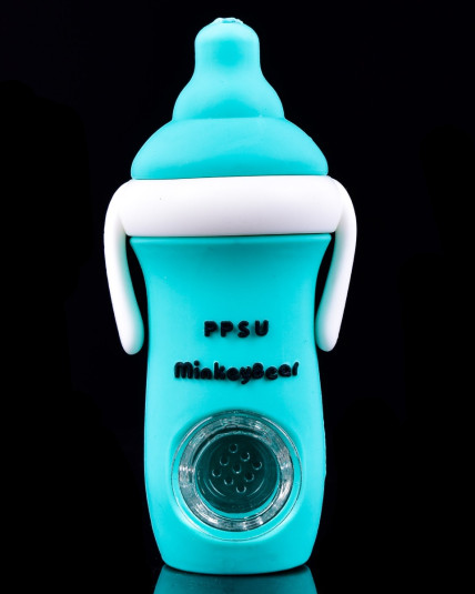 Baby Bottle Silicone Hand Pipe 