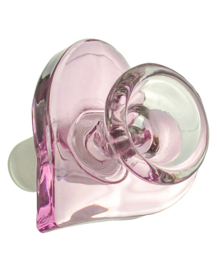 Pink Heart Bowl/Slide - 14mm Male