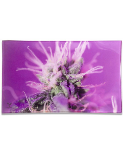 V Syndicate® - Pink Lemonade Glass Rollin' Tray - Shatter Resistant Glass