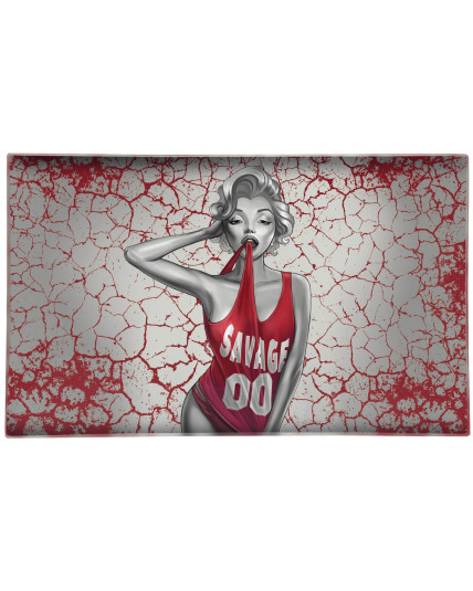 V Syndicate® - Dank Diva Glass Rollin' Tray - Medium