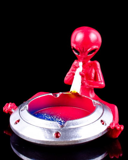 Cosmic Cloud Alien Smoking Ashtray