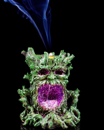 Tree Man Incense Backflow Burner w/ LED Multicolor Lights