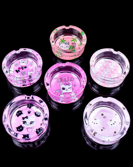 Kitty Chic Surprise Ashtray – 1 of 6 Cute & Girly Cat Designs - Collectible Mystery Gift