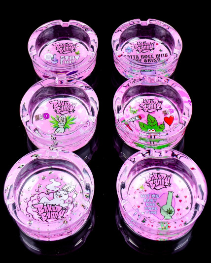 Baked Bunny Puff Ashtray – 1 of 6 Cute & Pink Stoner Surprises - Collectible Mystery Gift