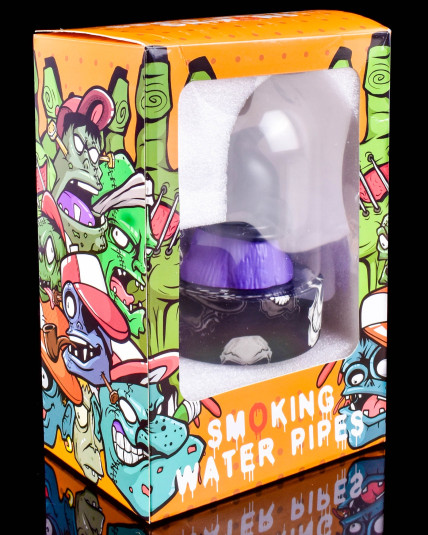 Spooky Witch Bell Jar Silicone Glass Hybrid Bong