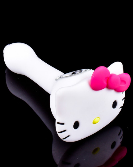 Cute Kitty Silicone Hand Pipe