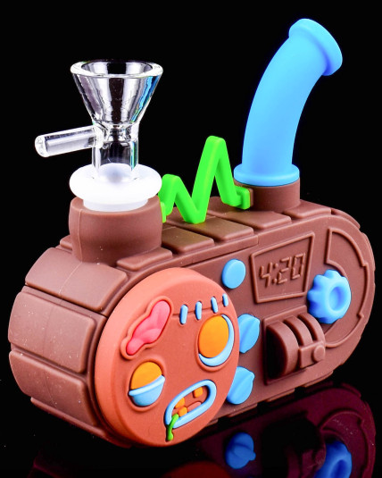 Mini Radio Silicone Bong