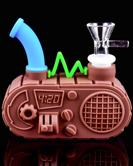 Mini Radio Silicone Bong