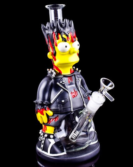 Zombie Bart Silicone Bong