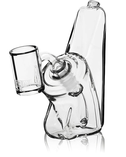GRAV® WEDGE BUBBLER RIG - CLEAR