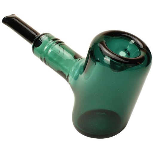 8" Black Grand Sherlock Glass Hand Pipes Smoking Bowl Glass Pipe Bubbler *USA*