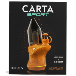 Focus V Carta Sport Smart Electric Dab Rig - Tangerine | $224.99 | Free  Shipping -SmokeDay