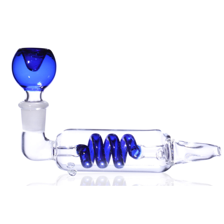 Hookah 6inch TORNADO Blue Glass Pipe Glass Smoking Pipe Glass 