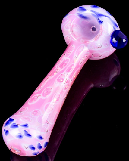 Bubblegum Bliss Pink Glass Hand Pipe