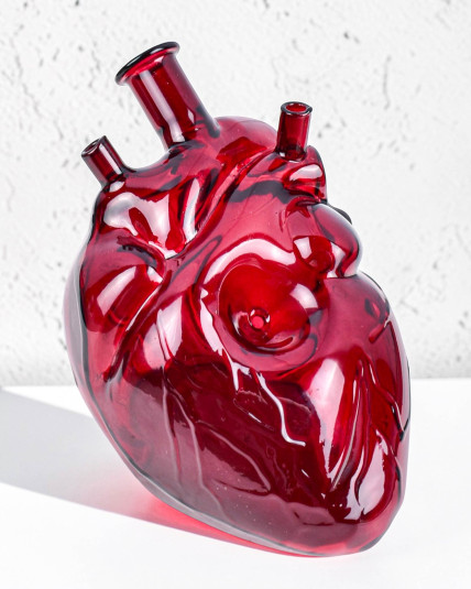 Anatomical Heart Glass Pipe
