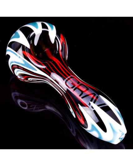 Devil's Tornado - Grav® - 4" WigWag Spoon Hand Pipe