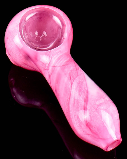 Nebula Galaxy Glass Hand Pipe - Pink