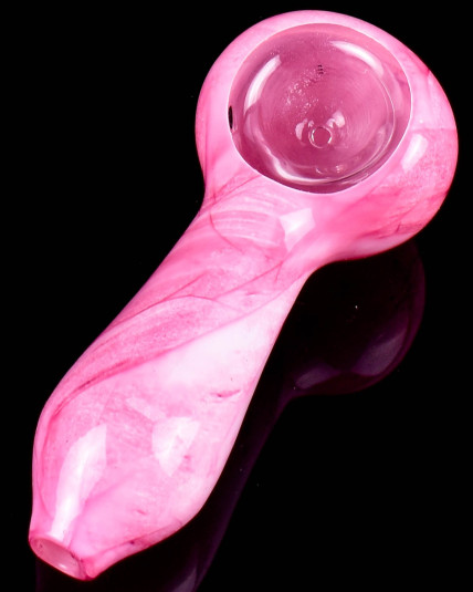 Nebula Galaxy Glass Hand Pipe - Pink