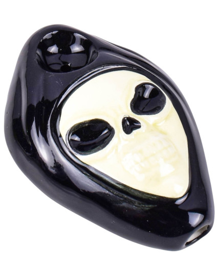 Midnight Reaper Ceramic Hand Pipe