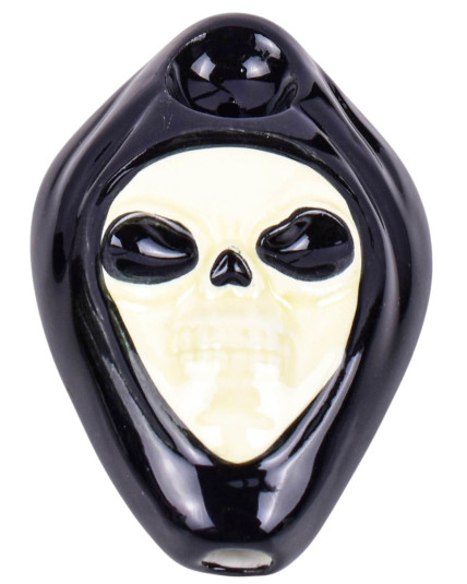 Midnight Reaper Ceramic Hand Pipe