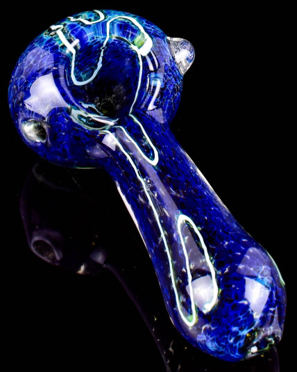 Deep Sea Glow Glass Hand Pipe