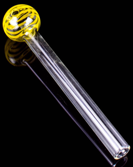 6" Color Spiral Line Head Thick Oil Burner Pipe