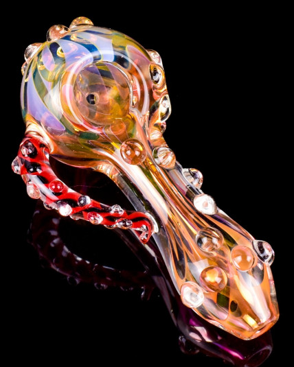 The Anchor - Fumed Color Changing Glass Pipe 