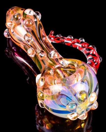 The Anchor - Fumed Color Changing Glass Pipe 