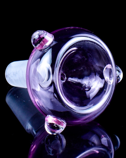 Triclops Orb - 14mm Male Dry Herb Bowl - Pink