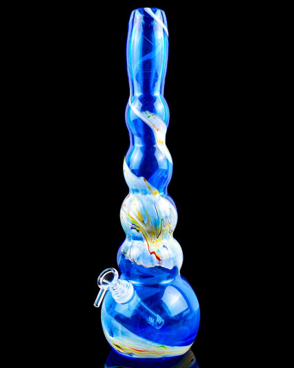 16" Elegant Bubbled Flower Vase Bong