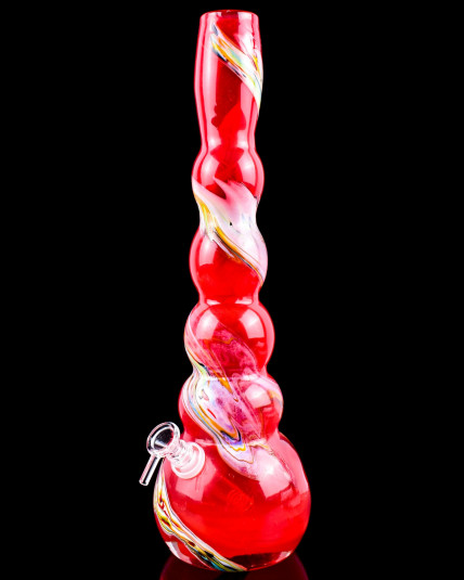 16" Elegant Bubbled Flower Vase Bong