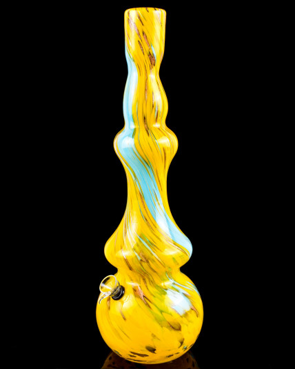 Elegant Flower Vase Round Bottom Bong