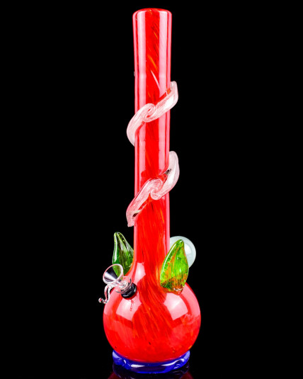 Leafy Galaxy - 15" Round Bottom Beaker Bong