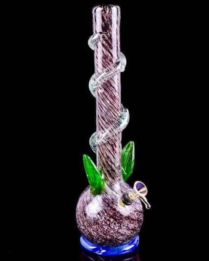 Twisted Ivy - 15" Round Bottom Beaker Bong