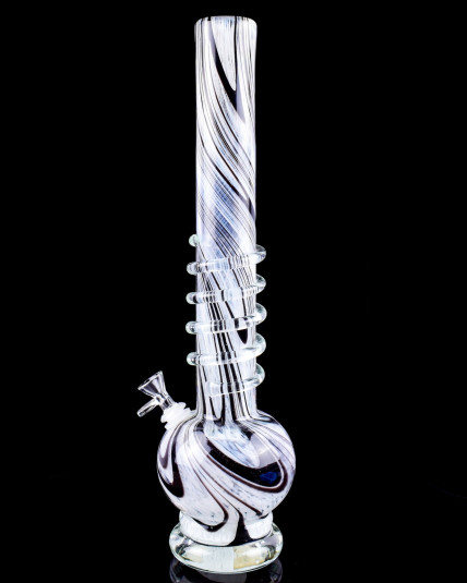 Inferno Swirl - 18" Round Bottom Beaker Bong
