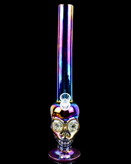 16" Eye Skull Glow In The Dark Bong