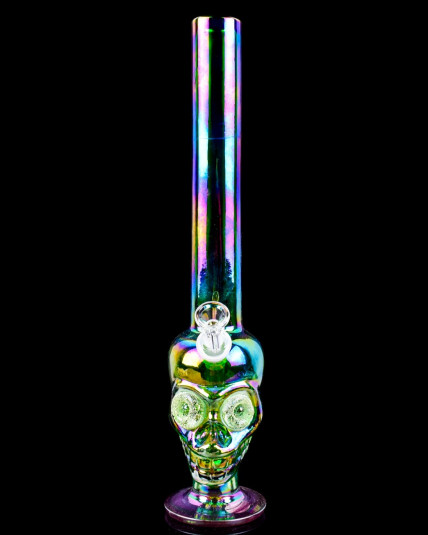 16" Eye Skull Glow In The Dark Bong