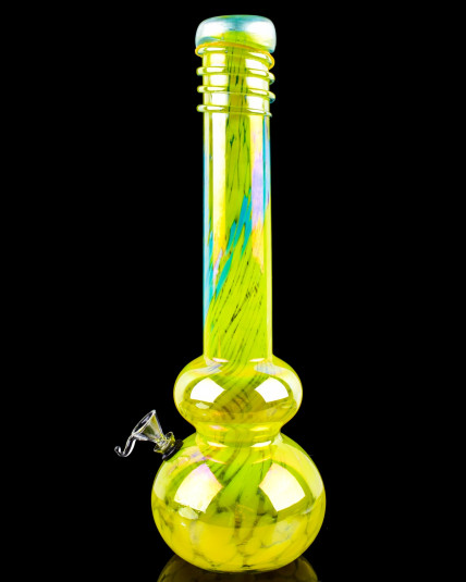 16" Double Bubble Wire Wrap Bong Water Pipe - Metallic Solar Eclips