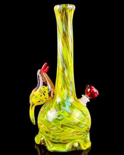 Sapphire Songbird - 13" Round Bottom Base Bong