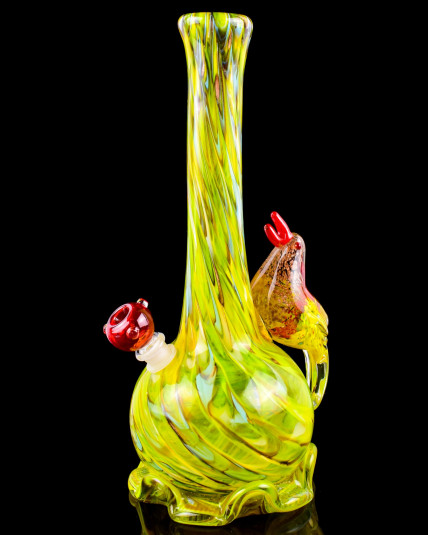 Sapphire Songbird - 13" Round Bottom Base Bong