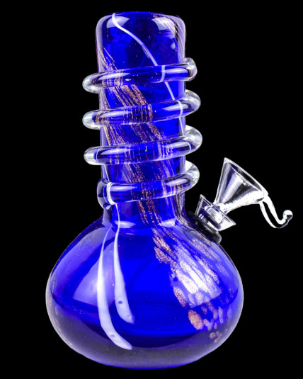 Twisted Aura - Round Bottom Shimmer Mini Bong