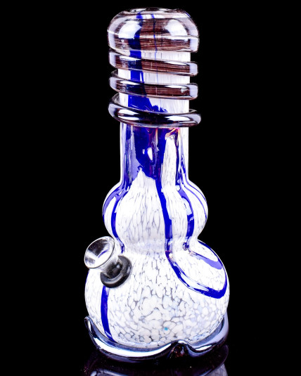 Arctic Swirl Round Base Bong