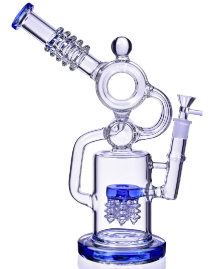 The Predator - 13" Donut 3-Arm Recycler Bong