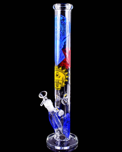18" Spirit Totem Thick Straight Tube Bong