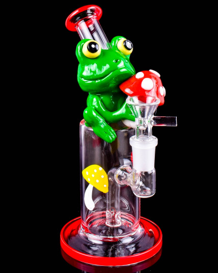 Cute Frog & Magic Mushroom Bong